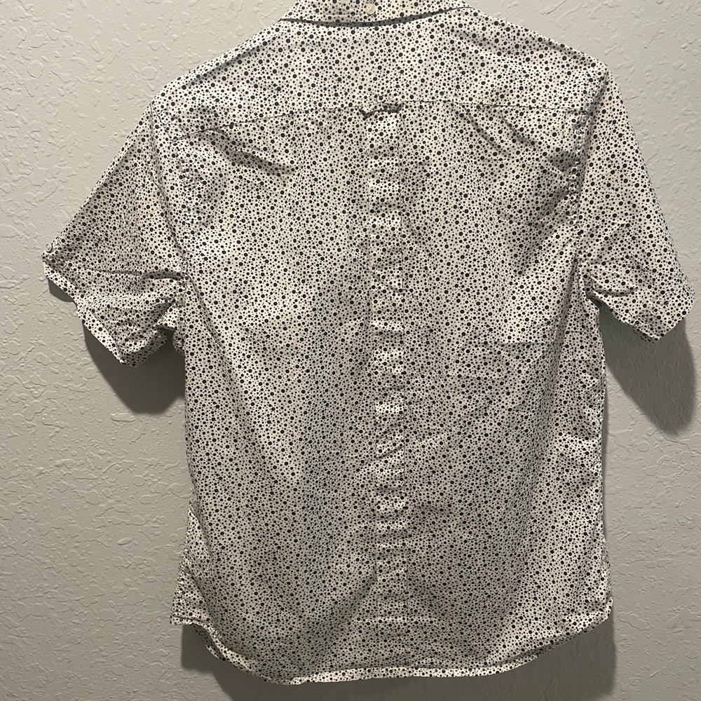 Ben Sherman White and Black Casual Button Down Shirt